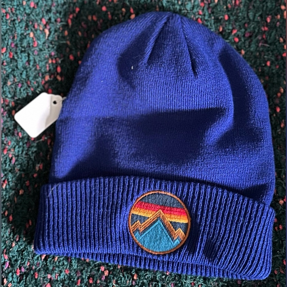 RARE AVIATOR NATION NWT ALL SEASONS PATCH RIB CUFF BEANIE